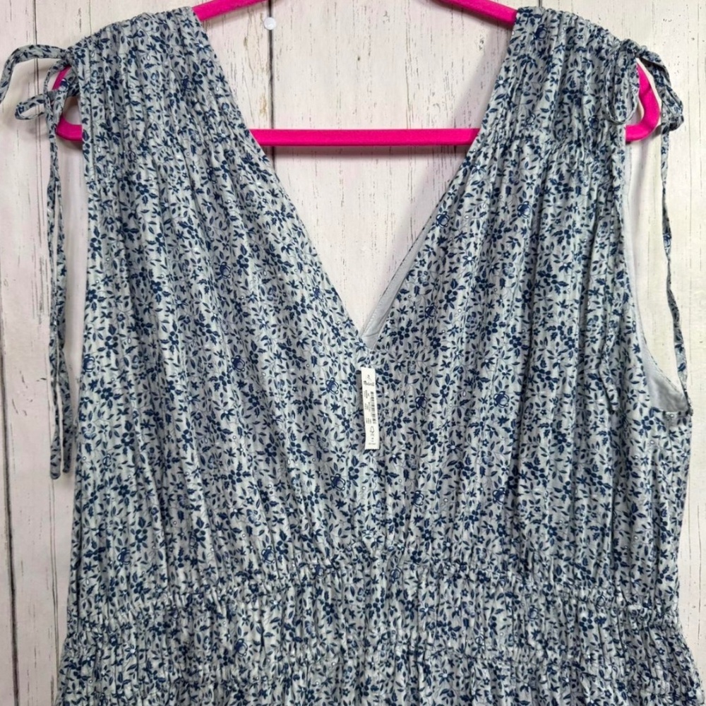 NWT Madewell Sophia Smocked Midi Dress in Florentine Floral - 3X